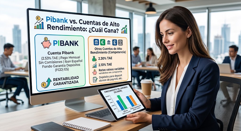 Cuenta de ahorro Pibank vs otras cuentas de alto rendimiento: ¿cuál conviene más?
